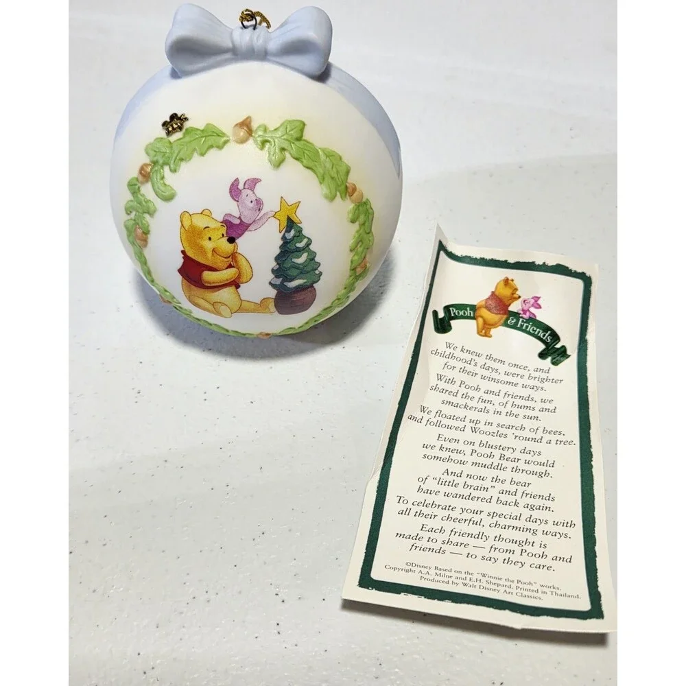 Winnie Pooh & Friends Christmas Ornament One Little Star Makes a Difference NEW